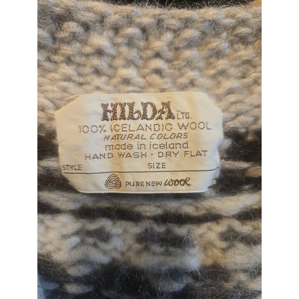 Vintage Men's Hilda LTD Made In Iceland Nordic Cardigan Jacket Size M - Picture 5 of 5